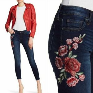 KUT FROM THE KLOTH jeans floral embroidery